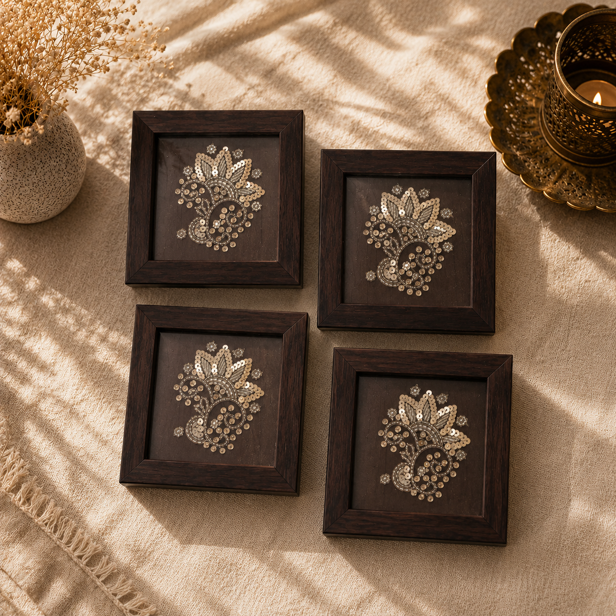 The Zardosi Signature Coasters