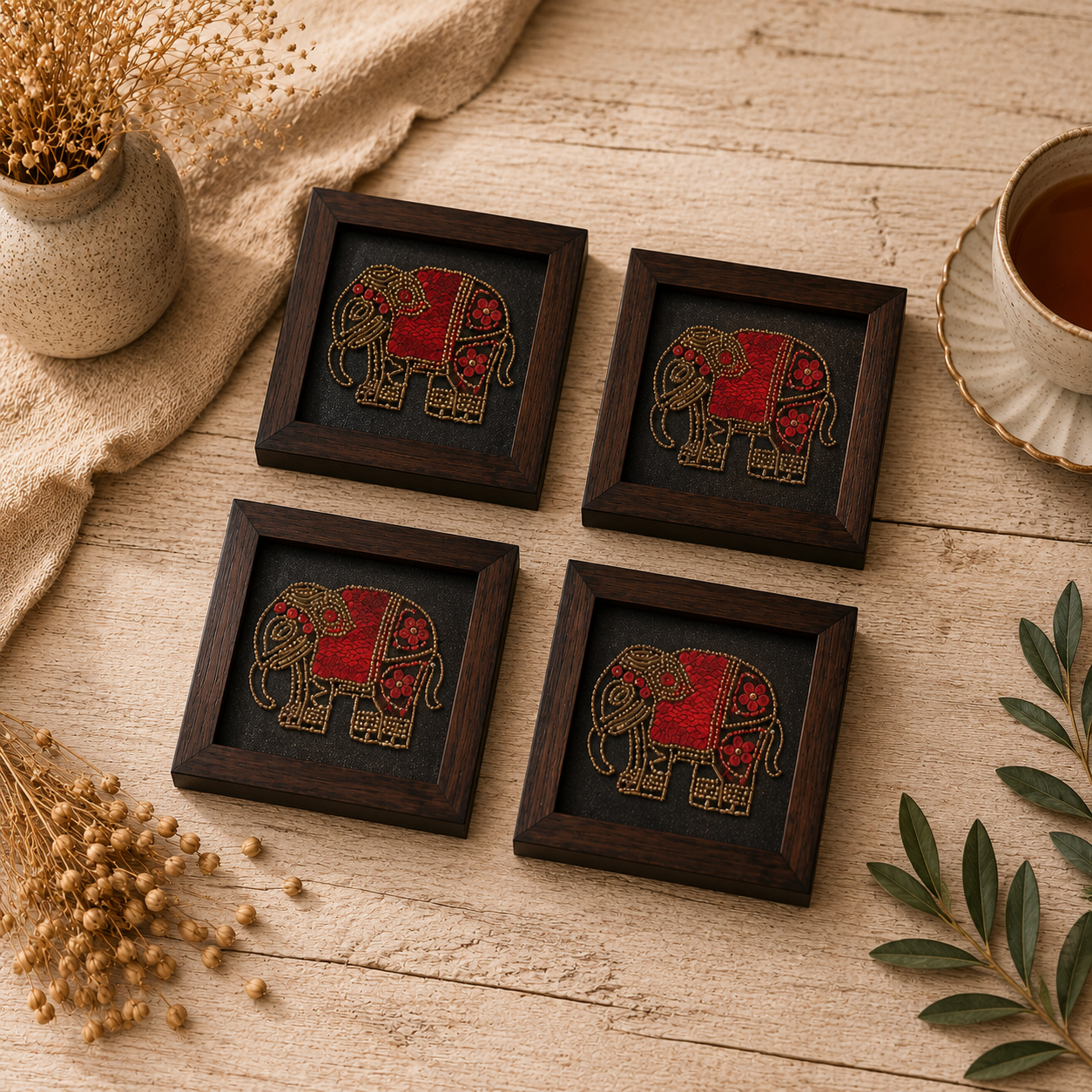 The Zardosi Signature Coasters