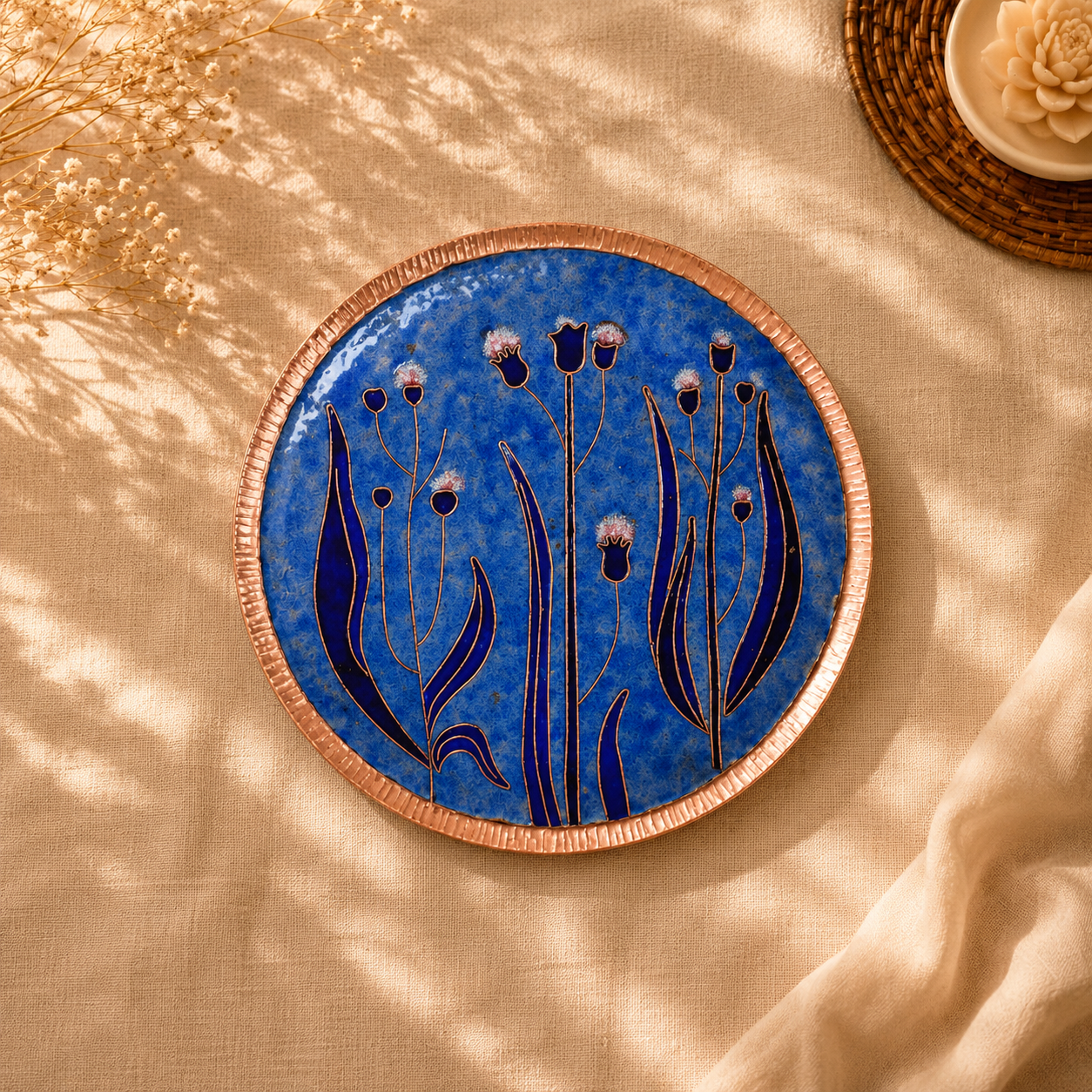 The Meenakari Heritage Plate| 10 inches