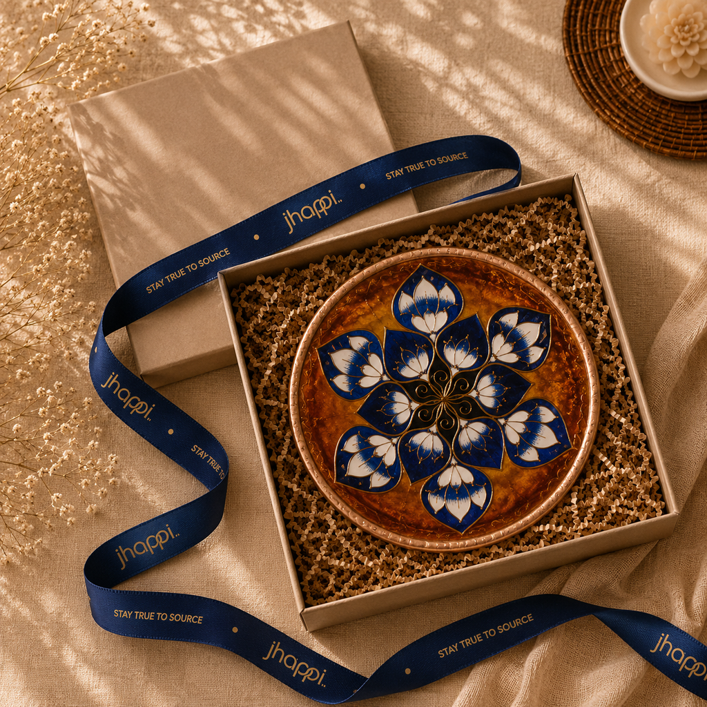 The Meenakari Heritage Plate| 10 inches