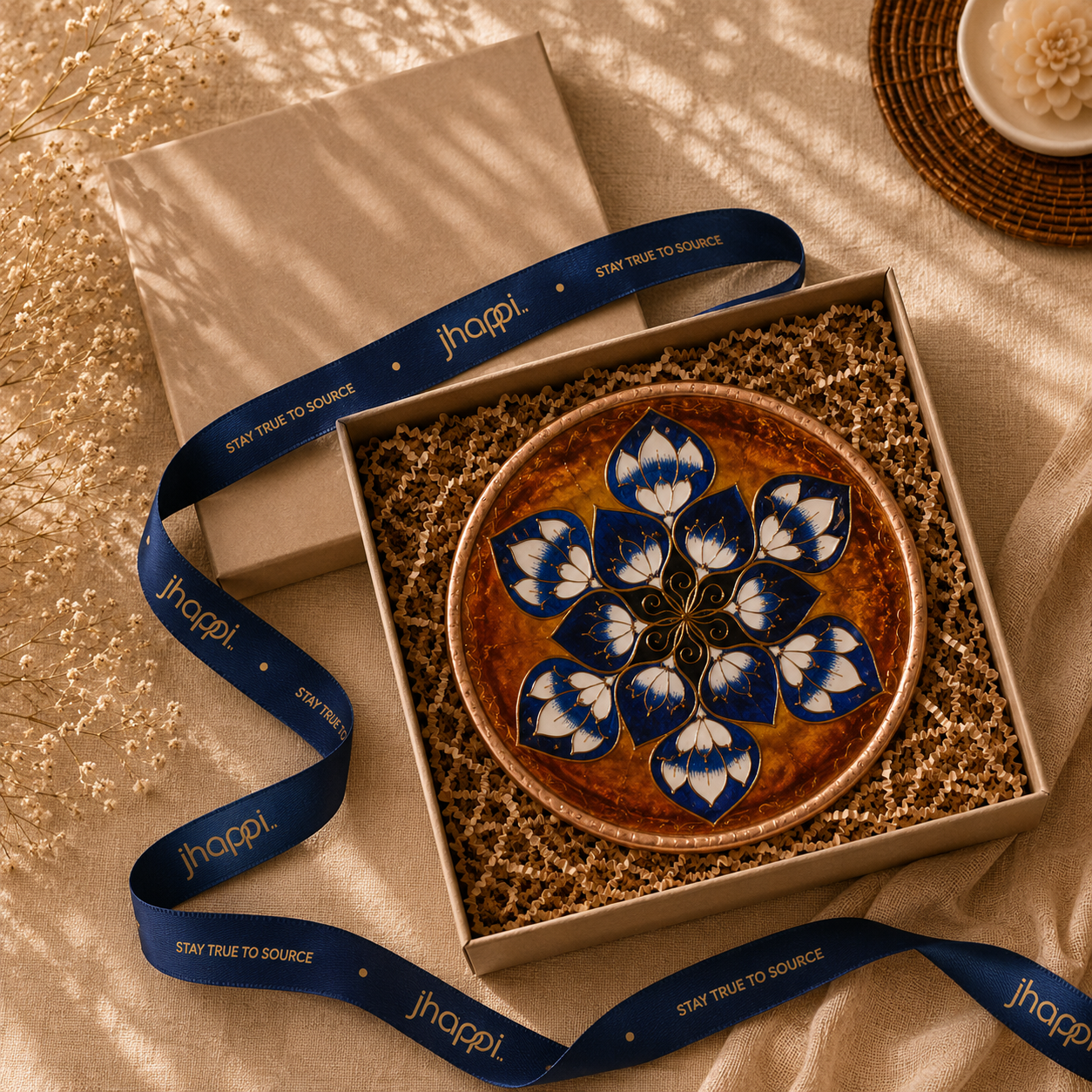 The Meenakari Heritage Plate| 10 inches